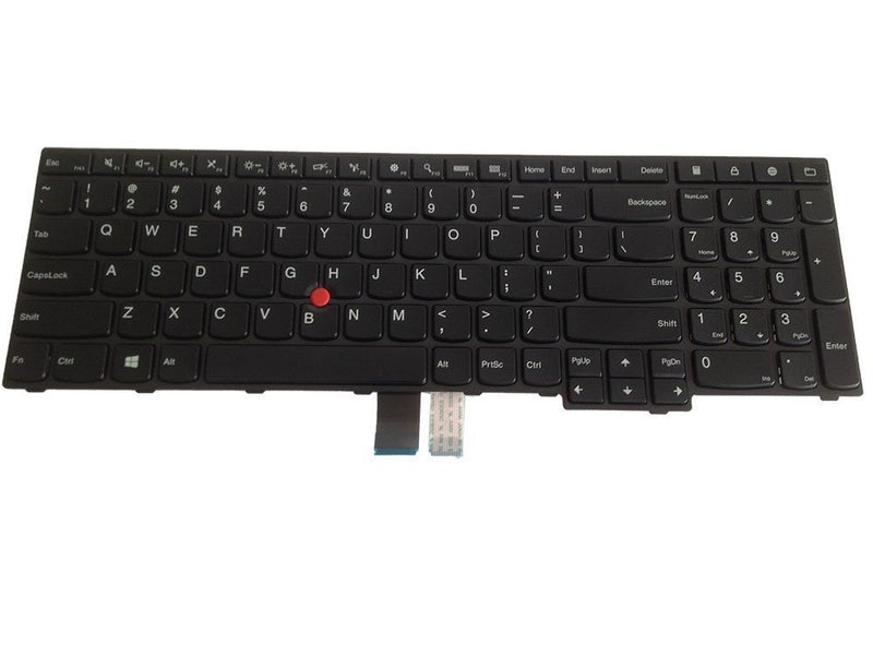 aGood BITMOUNT aGood Genuine Original US Layout Laptop Keyboard for Lenovo Thinkpad E550 E550C E555 E560 E565 Laptop Compatible 00HN000 00HN037 00HN074 V147820AS1 SN20F22537 00HN037 SN20F22474 V147820AS1 - Image 1